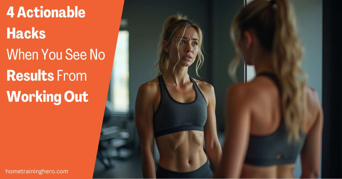 4 Actionable Hacks When You See No Results From Working Out