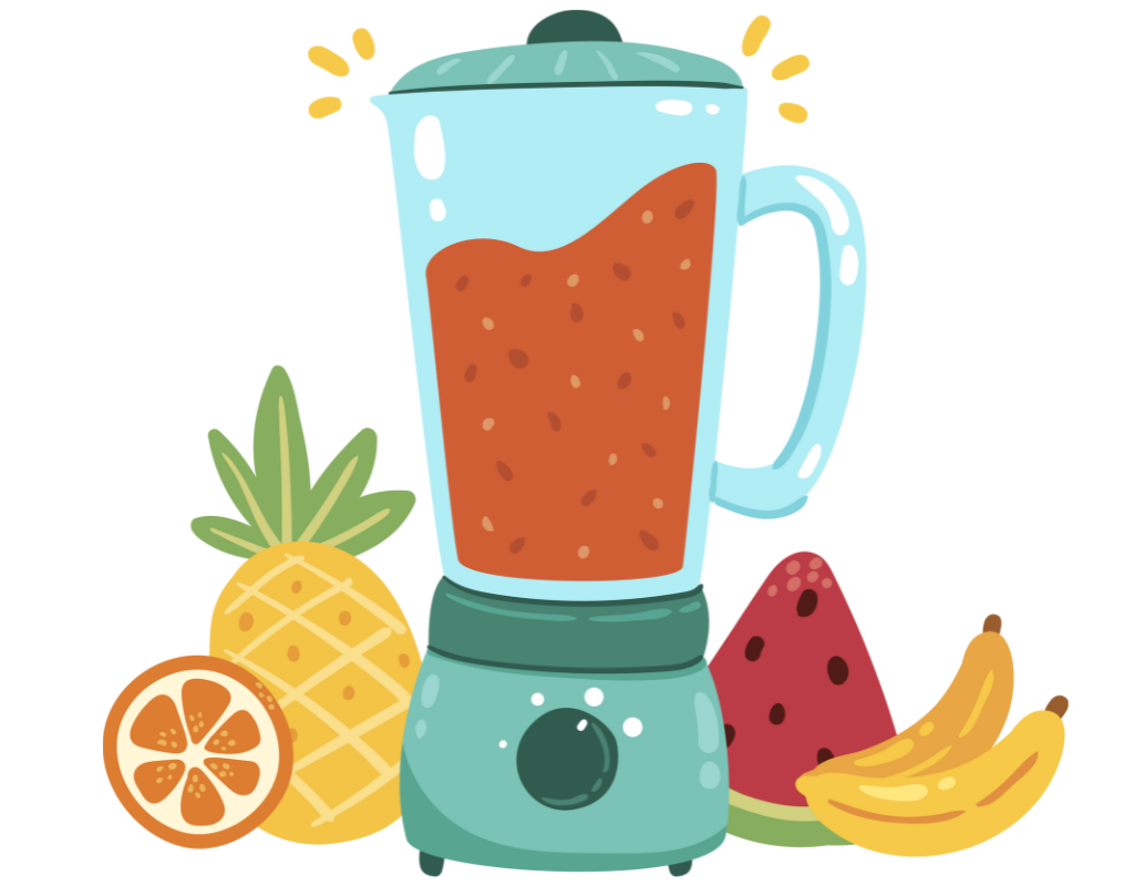 The Smoothie Diet Blender and Fruit